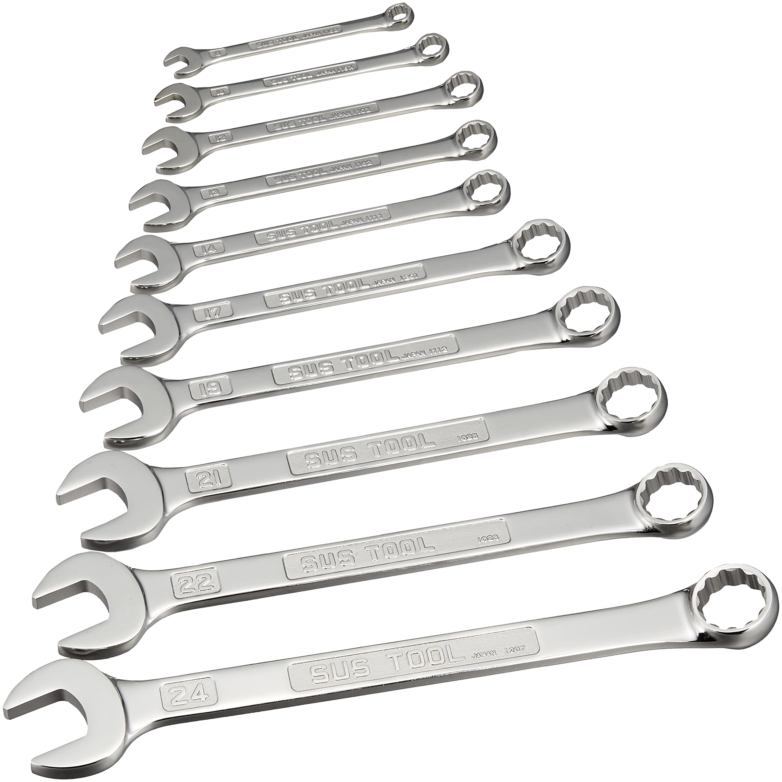 Amazon | トネ(TONE) SUSコンビネーションスパナセット SMS1001S 内容
