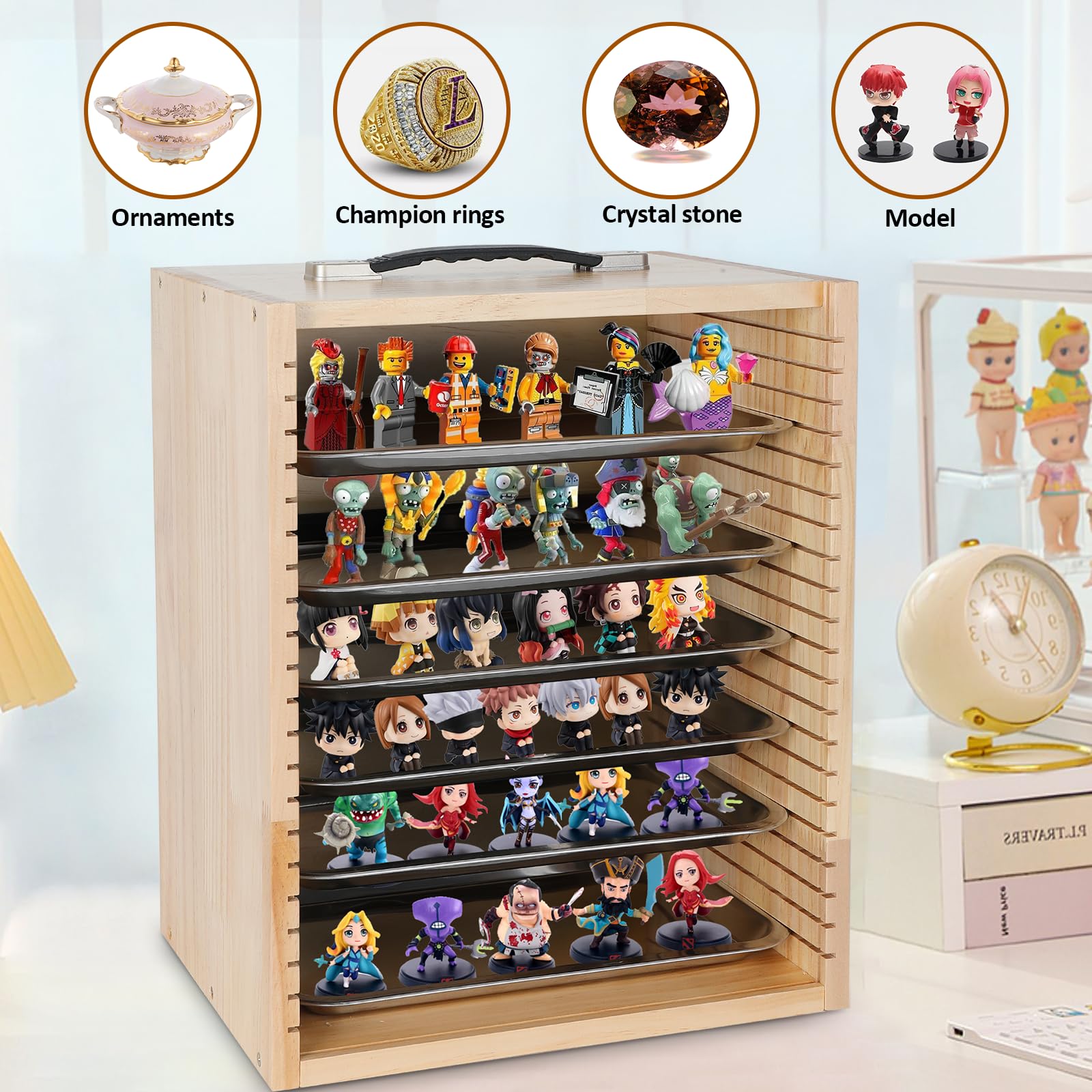 Amazon.co.jp: ミニチュアディスプレイケース ミニチュア収納ケース