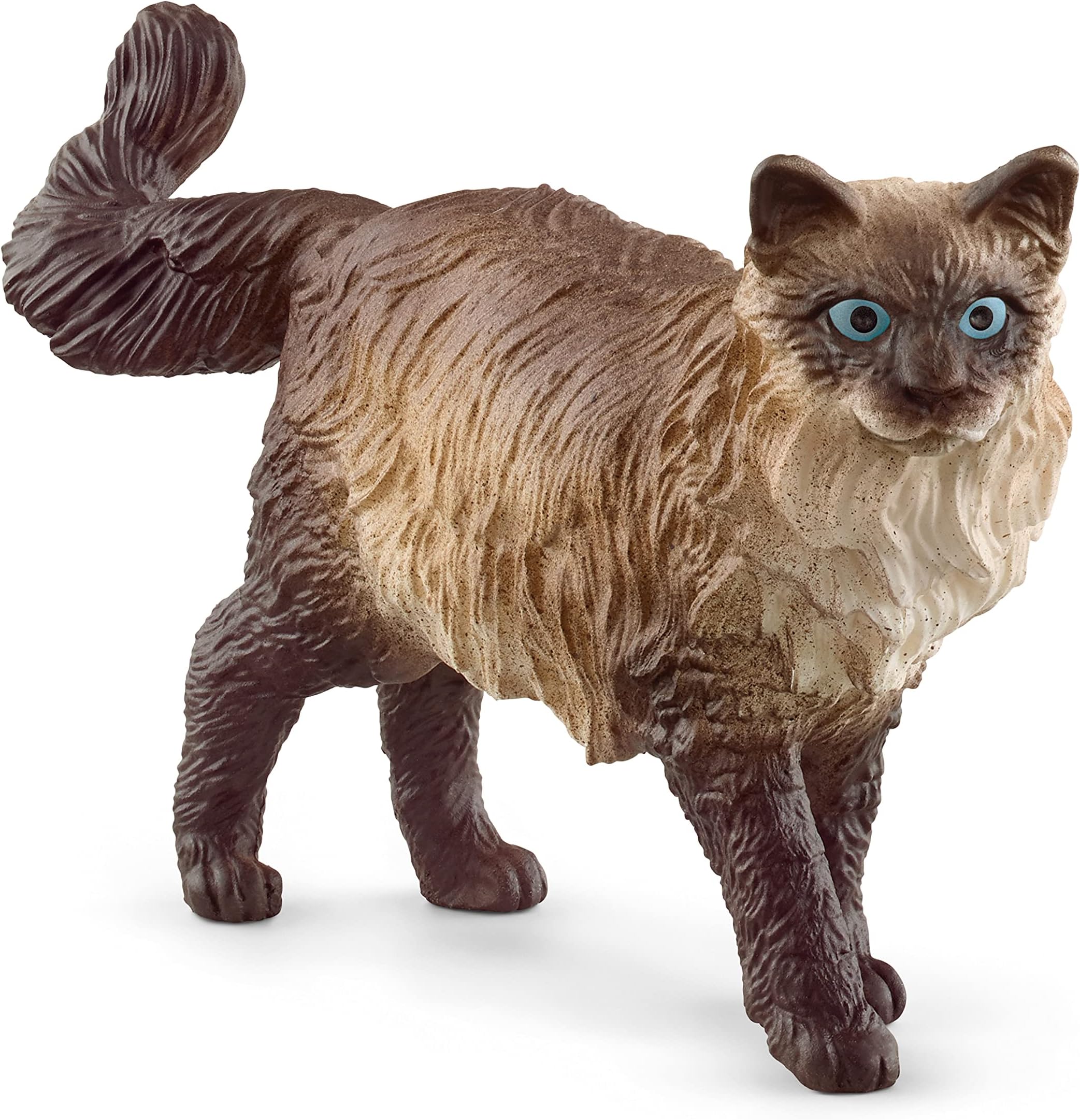 Farm World, Cute Realistic Cat Toys for Kids, Ages 3 and Above, Ragdoll Cat Toy Figurine , Multicolor
