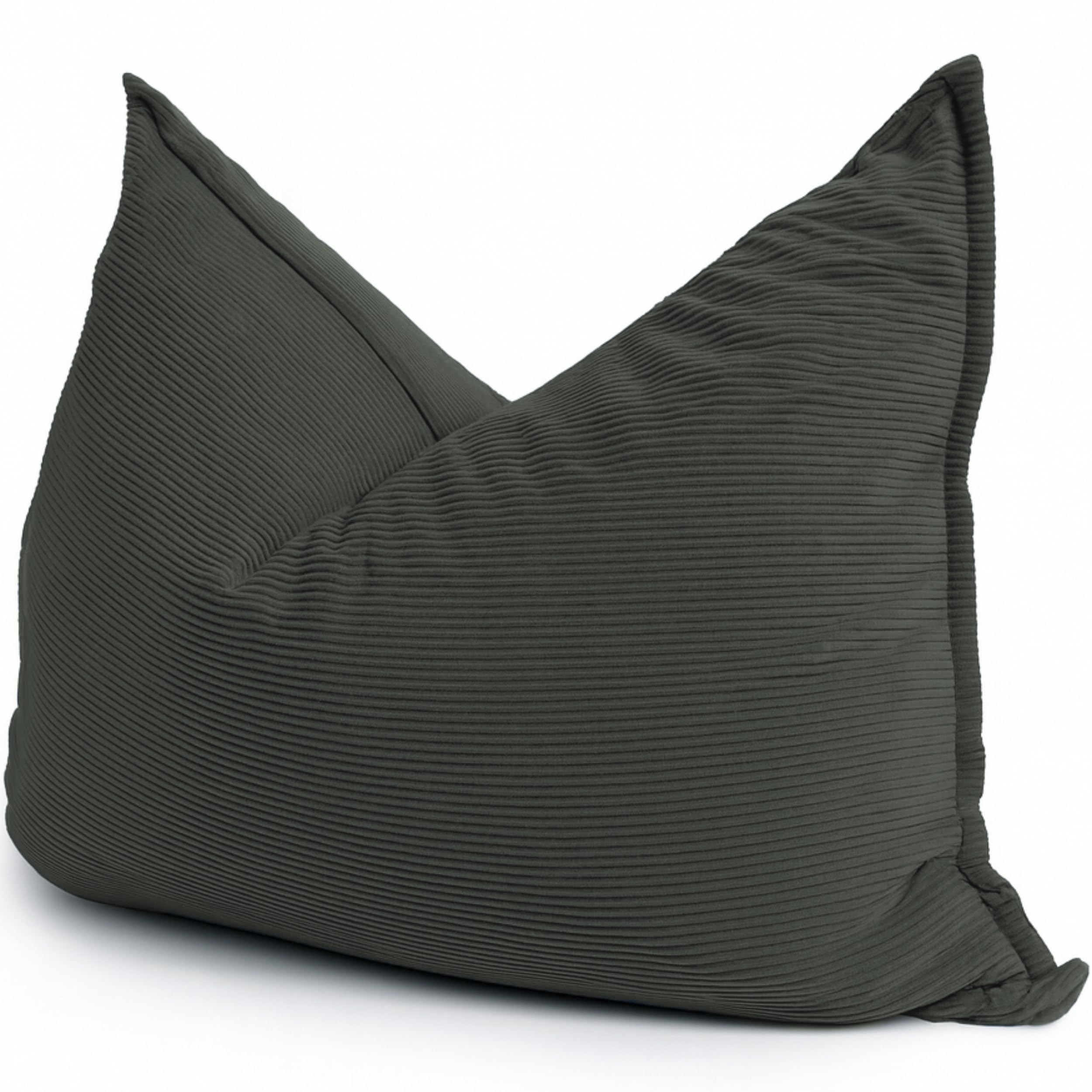 bananair pouf géant xxl velours côtelé