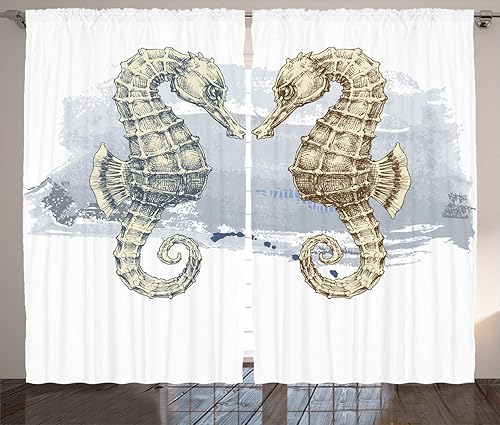 Miniatura 9 de Ambesonne - Paneles de cortina con varios colores