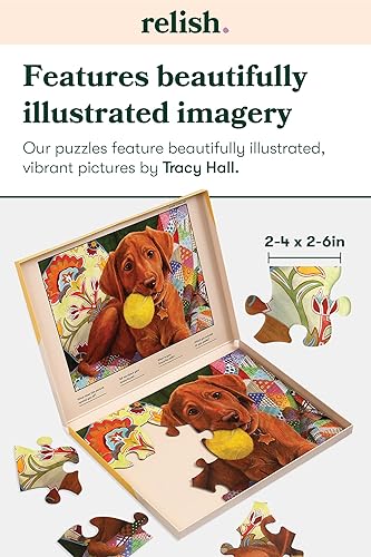 Miniatura 4 de Relish - Rompecabezas de demencia para adultos - Rompecabezas de 13 piezas para cachorros - Actividades y regalos para personas mayores con Alzheimer