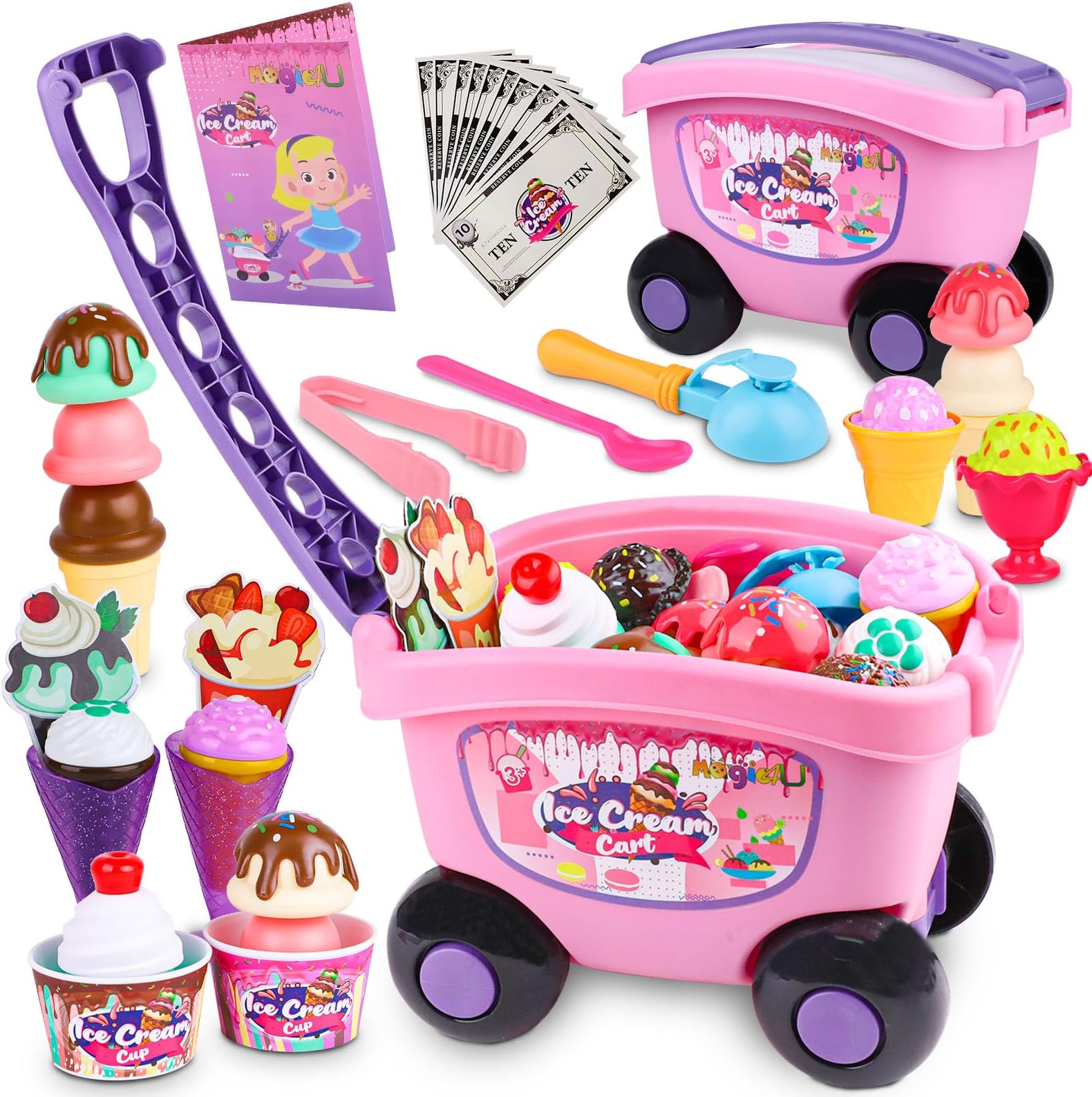 Magic4U Ice Cream Cart