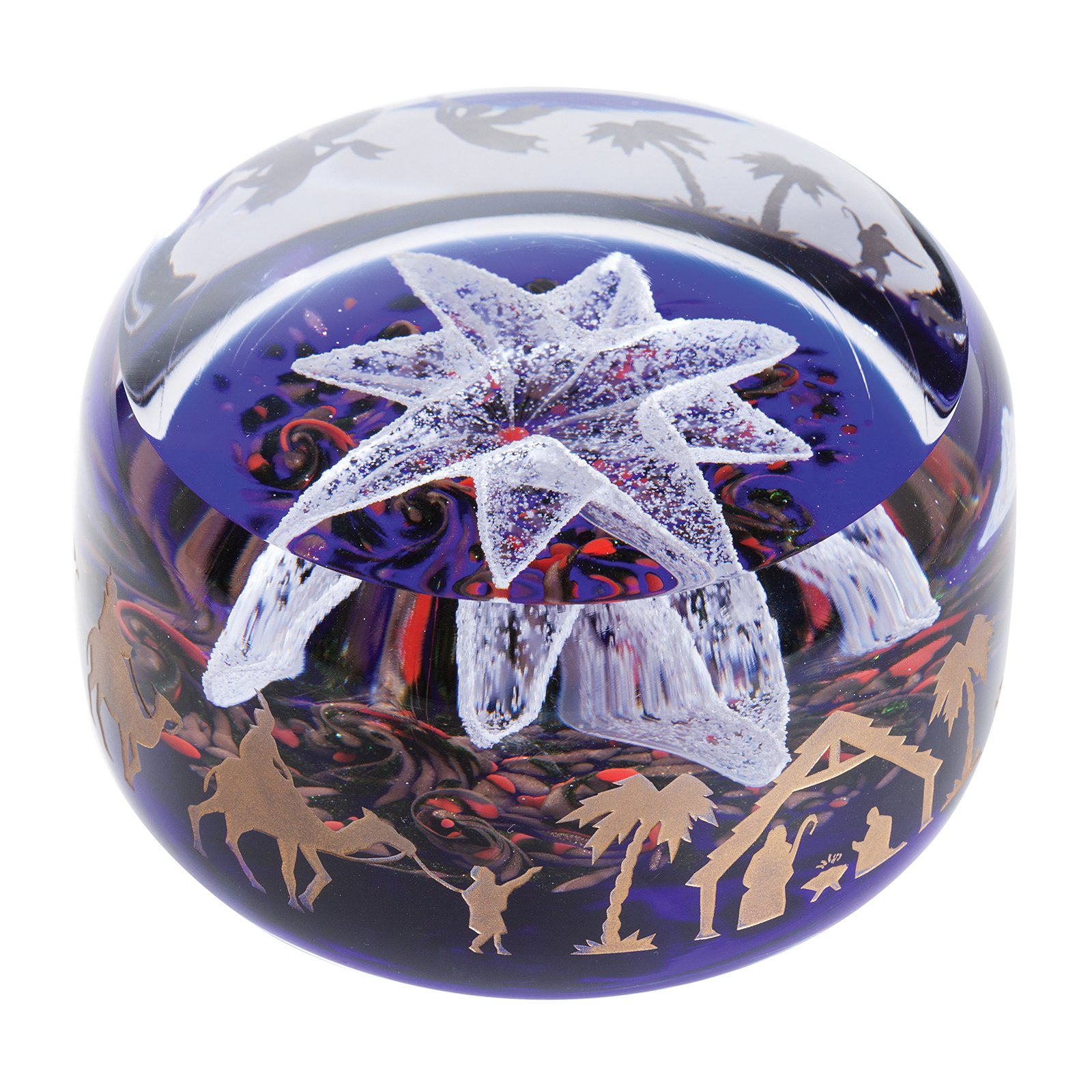 Caithness Glass Christmas Collection Star Of Bethlehem, Multi-Colour