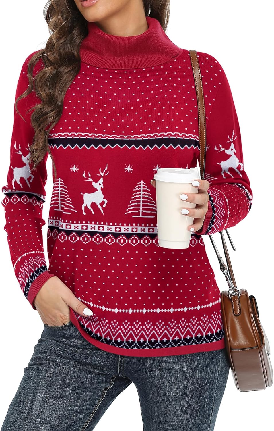 Christmas Elk Red