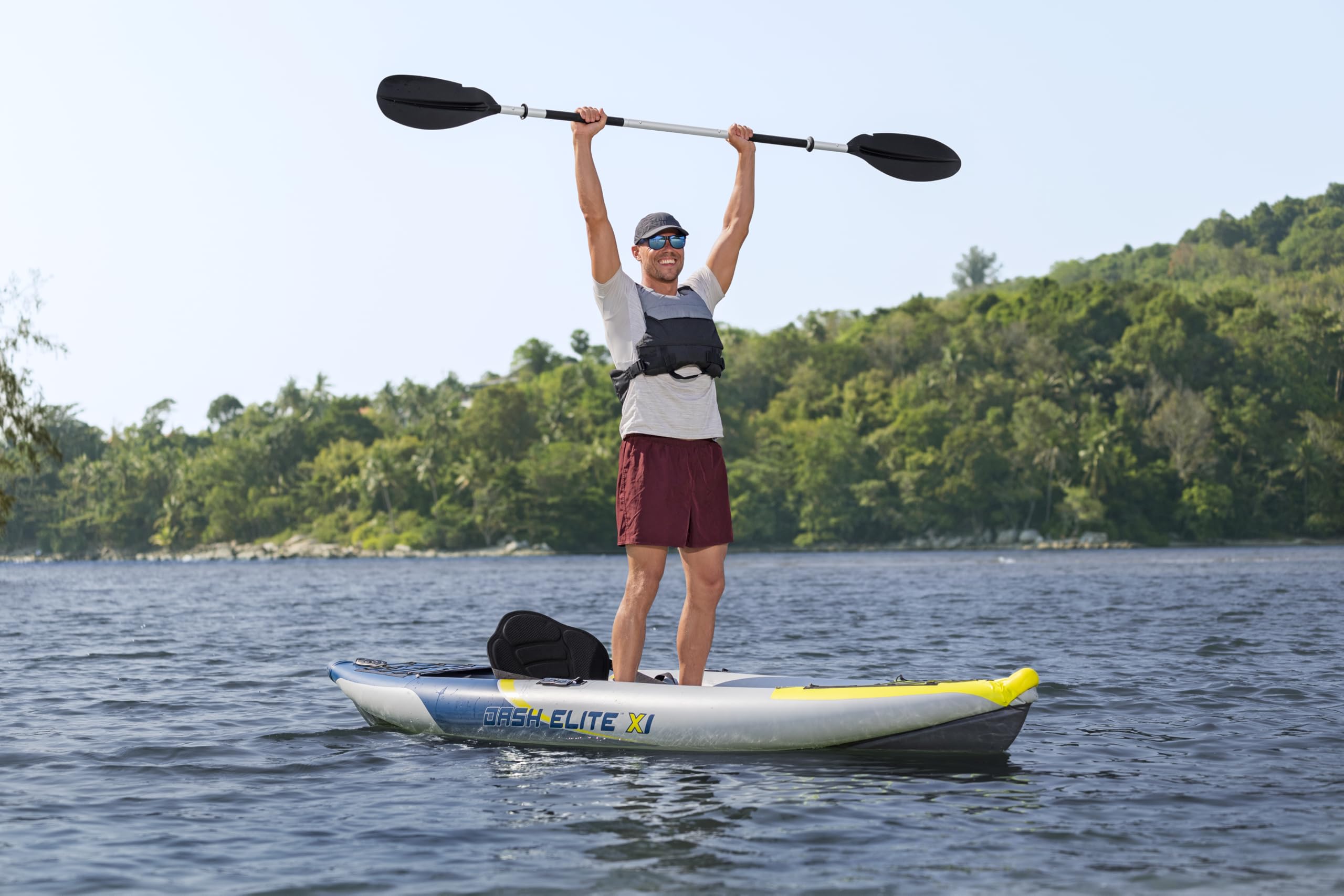 Bestway Juego de Kayak Dash Elite X1 de 11' x 36" x 12"/3.35 MX 92 cm x 30 cm