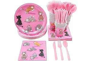 Sparkly Celebration: Juvale Cat Birthday Party Supplies