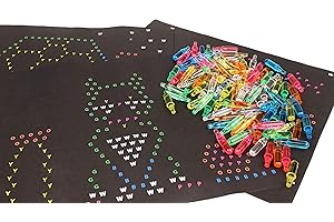 Lite-Brite Peg and Template Refill Pack: Illuminate Creativity with LED Light Toys