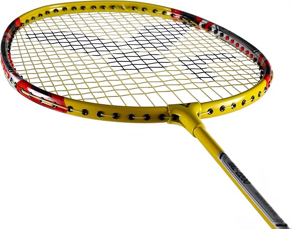 Victor AL 2200 Badminton Racket and Shuttlecock in Yellow Single Racket or as a Set with Racket/Balls/Carry Bag - 2
