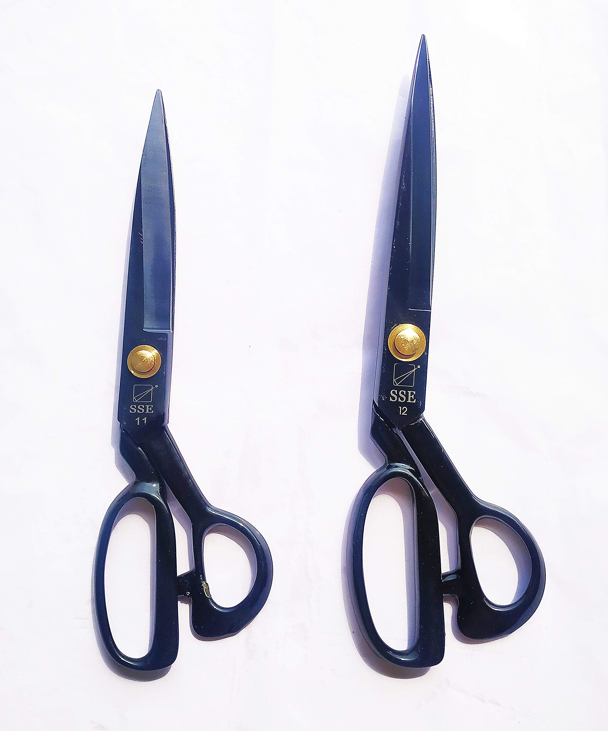 ALVI JINJIAN Combo of Tailor Scissor Right Handed11" 12" for Men and Women Cutting Fabrics