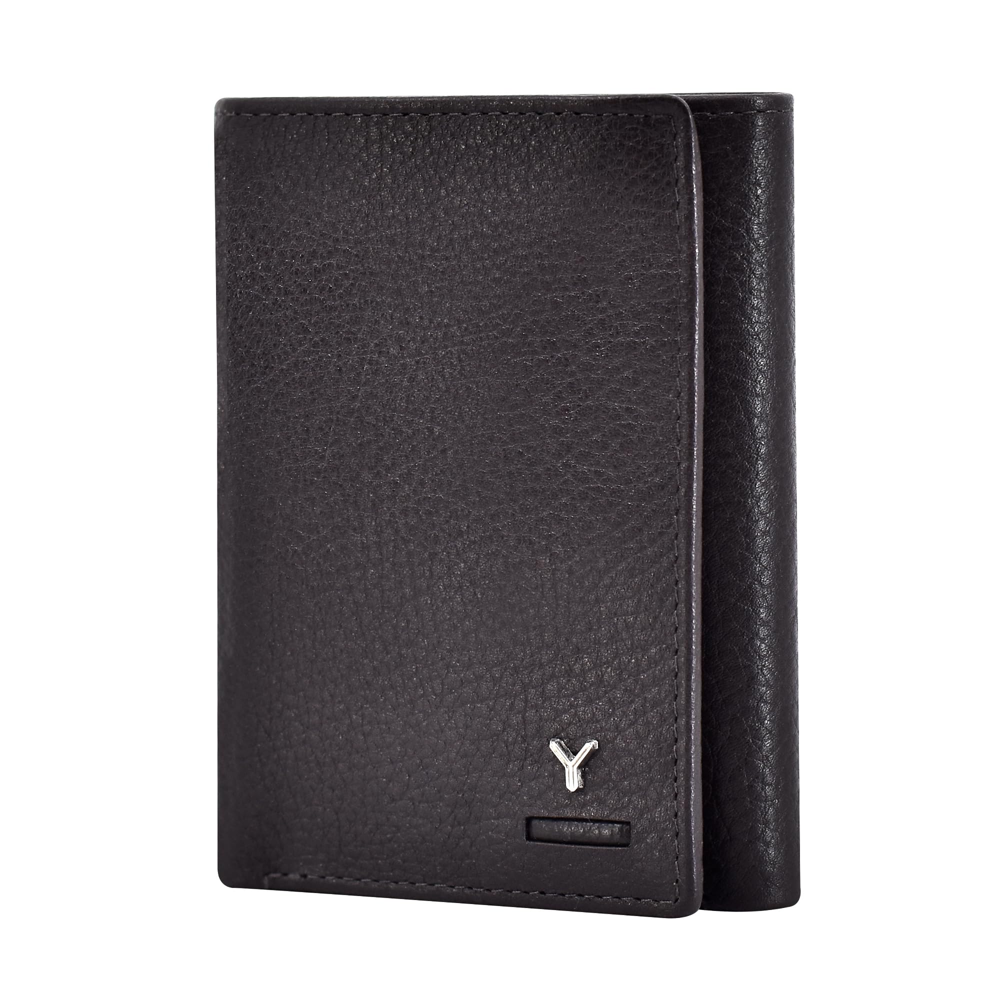 Sponsored Ad - Tri Fold Wallet (Coffee Brown), RFID Protected 8 Card Slots, Soft Leather Wallet for Men Slim, Spacious Durable Stitching Cash & Coin Pocket