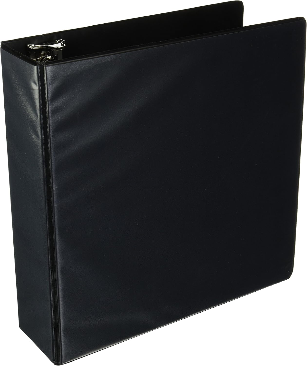 Samsill Earth’s Choice Biobased Durable 3 Ring Binder, Clear View 2 Inch Binder, D-Ring, Up to 25% Plant Based Plastic, USDA Certified Biobased, Black