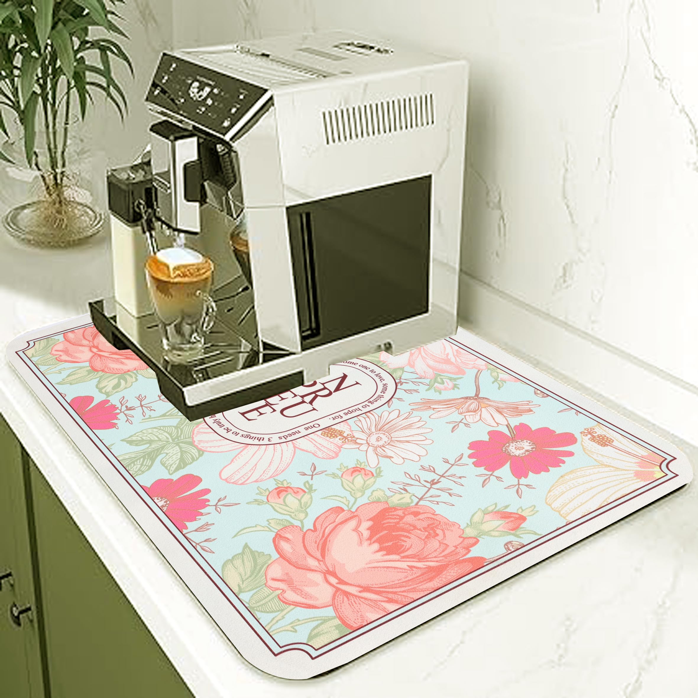 HomeCloud Dish Drying Mat - Non-Slip, Absorbent -5