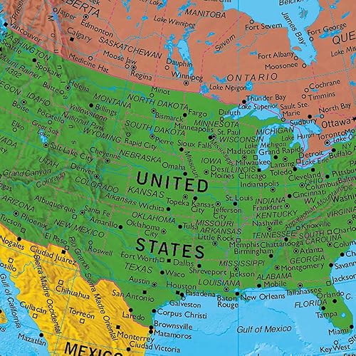 Miniatura 8 de Waypoint Geographic Parlamondo - Globo parlante interactivo, globo iluminado de 12 pulgadas de diámetro, globo mundial inteligente con juegos,