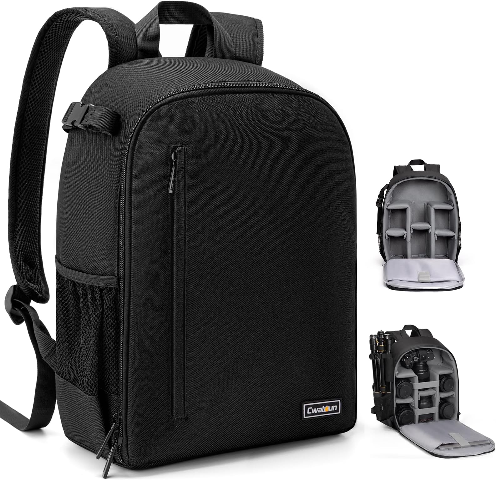 Cwatcun Camera Backpack, DSLR Bag Lightweight Water-resistant