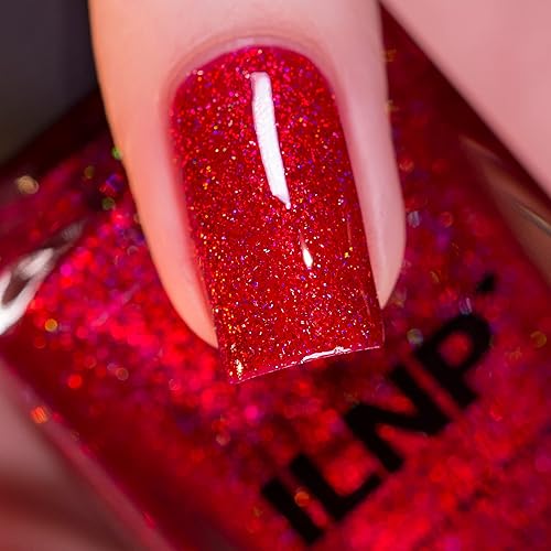 Miniatura 105 de ILNP Madison Ave Esmalte de uñas holográfico metálico rosa antiguo