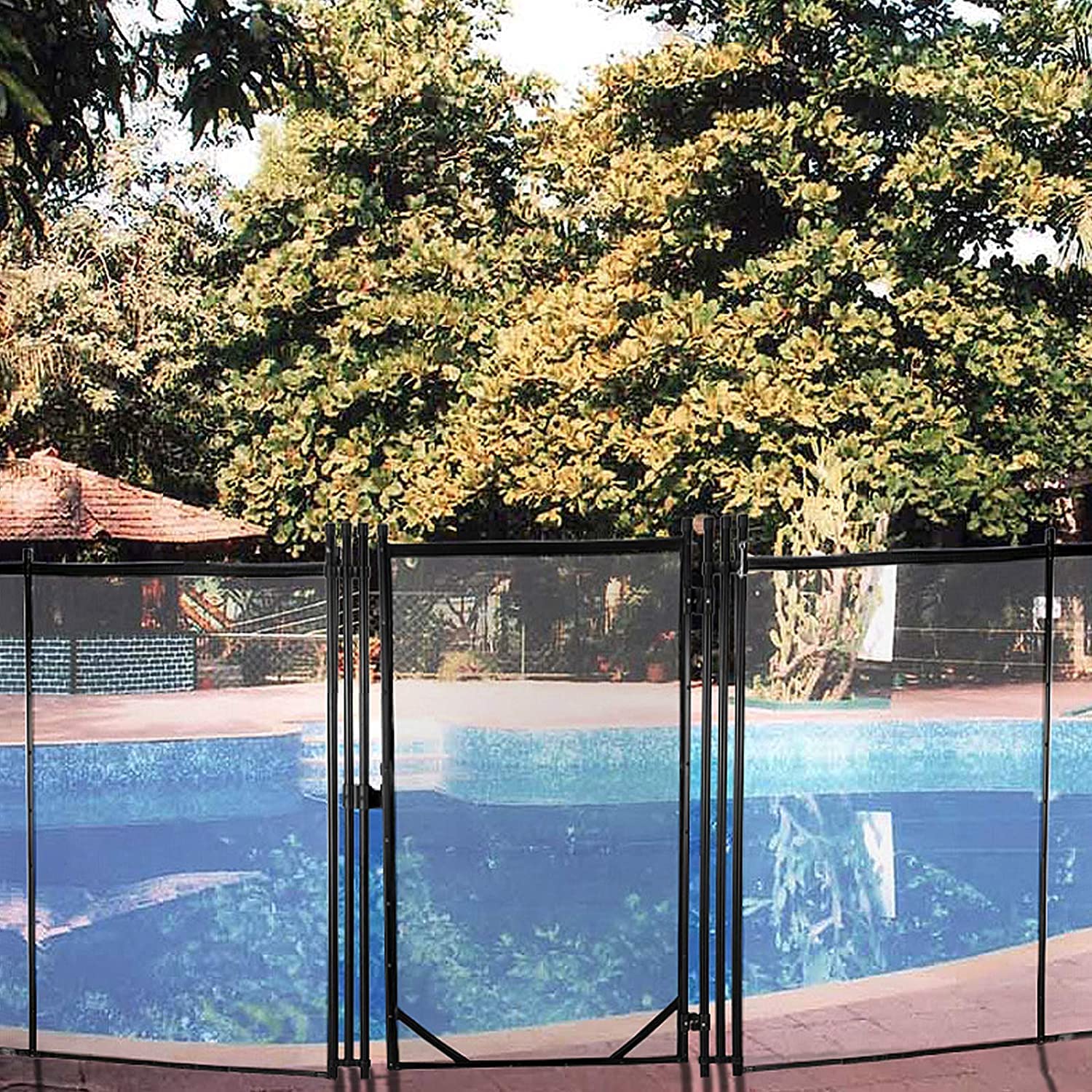 Buy VEVOR Pool Fences for In ground Pools 4x12 Ft Pool Safety Fence