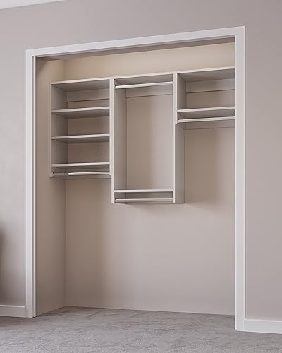 Miniatura 7 de Sistema modular de armario  Organizador colgante de armario montado en la pared para organización de dormitorio y almacenamiento con estantes de