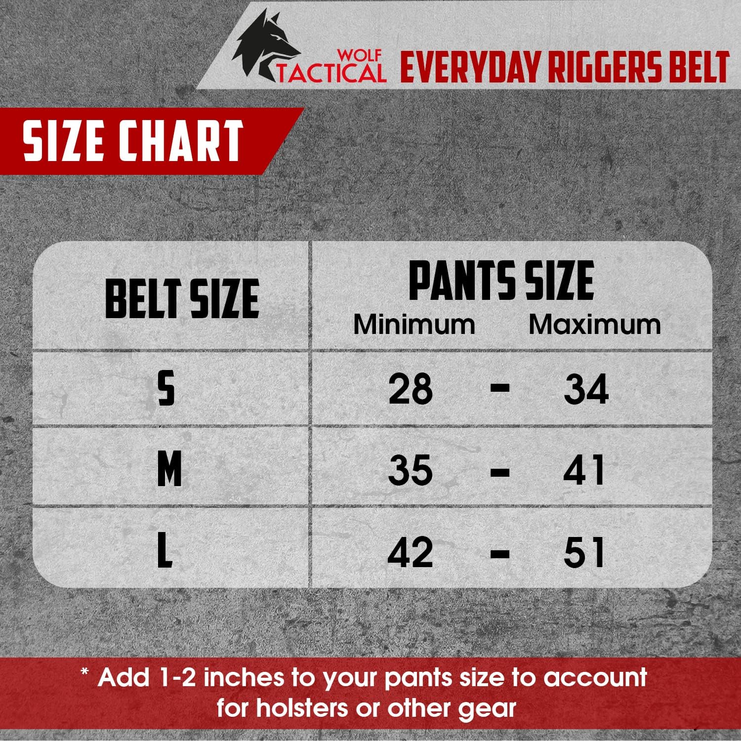 WOLF TACTICAL Everyday Riggers Belt - Tactical 1.75” Nylon Web Belt for CQB, CCW - Image 5