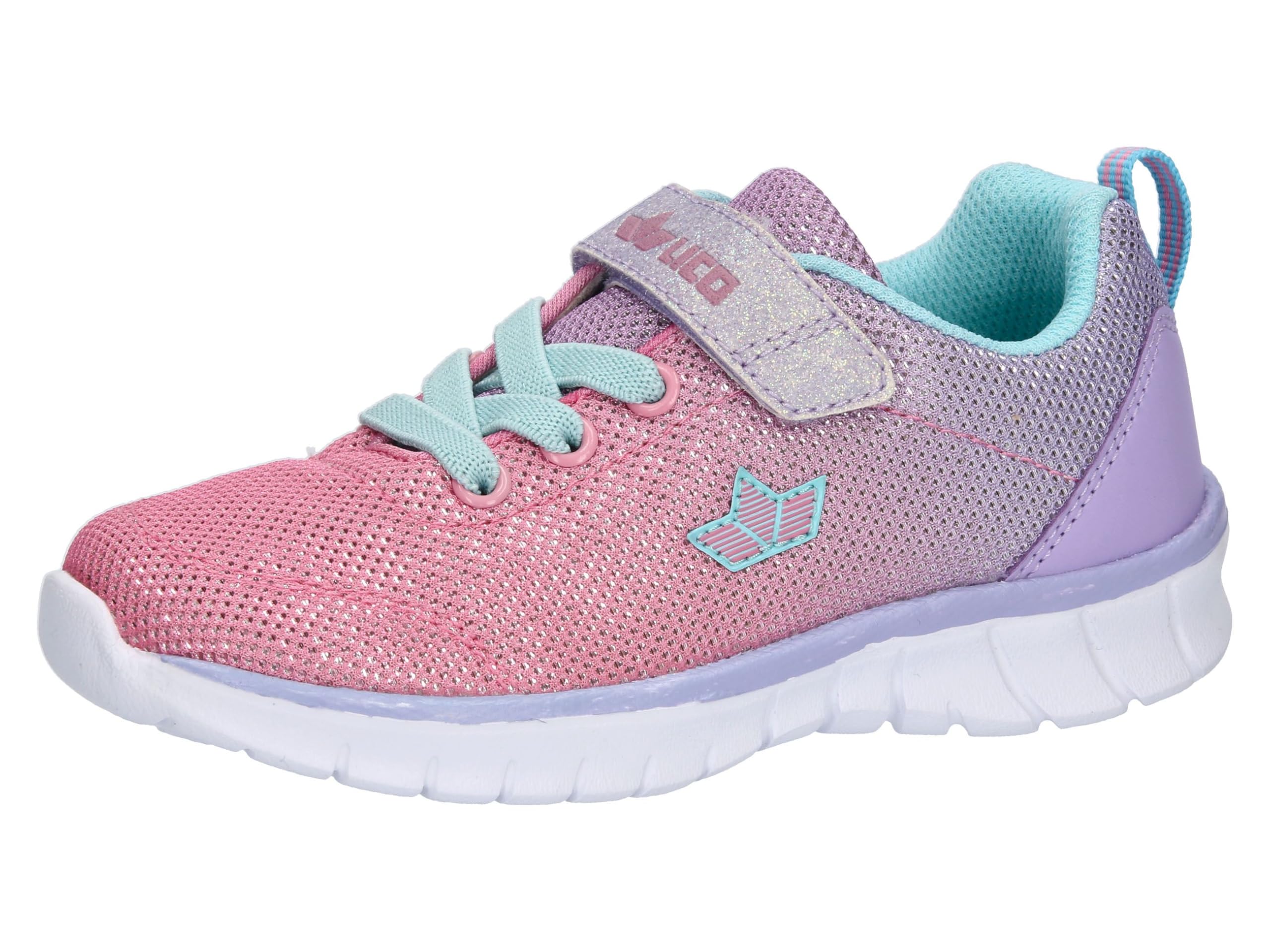 Lico Girl's Alenia Vs Sneaker, Pink, Purple, Turquoise, 41 EU