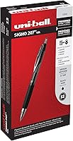 Vista 2 de Uniball Signo 207 - Bolígrafos de gel (12 unidades) y bolígrafos de gel de impacto Signo 207 (paquete de 12)