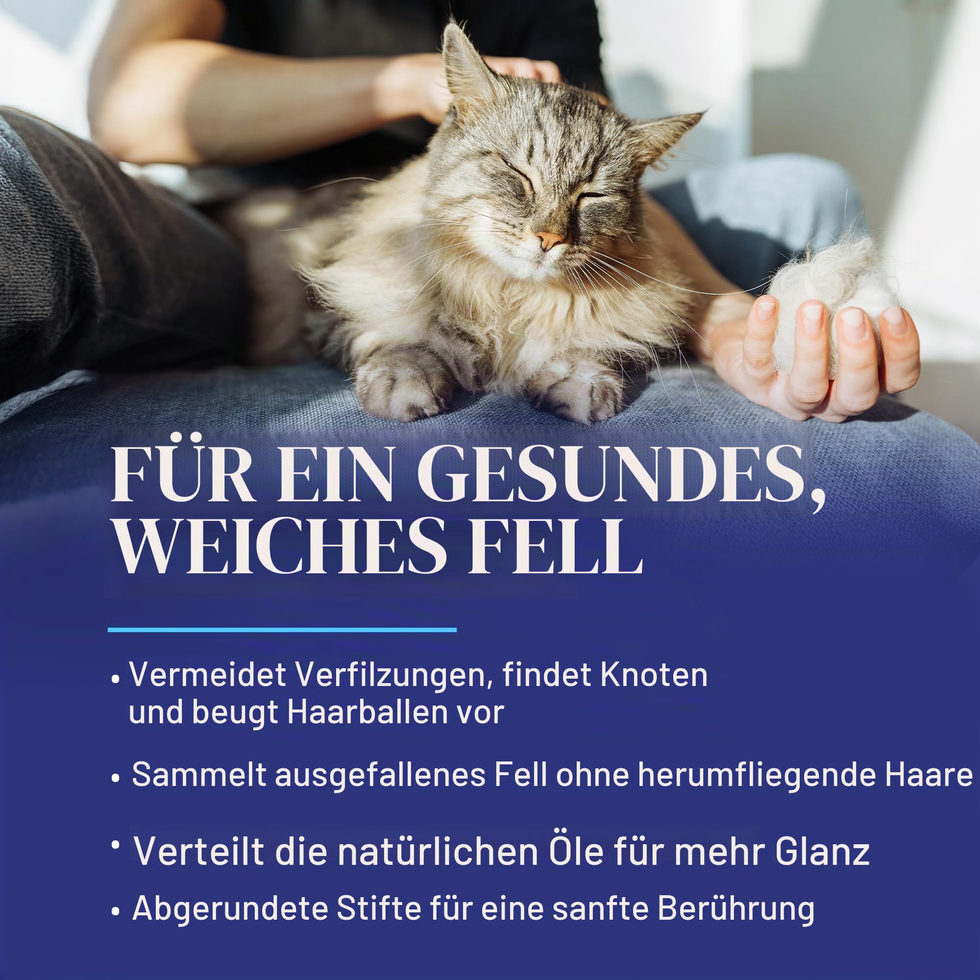 Chris Christensen # 013 Katze/Kardieren alle Fein Dual Zahn Pet Kamm, 15,2 cm