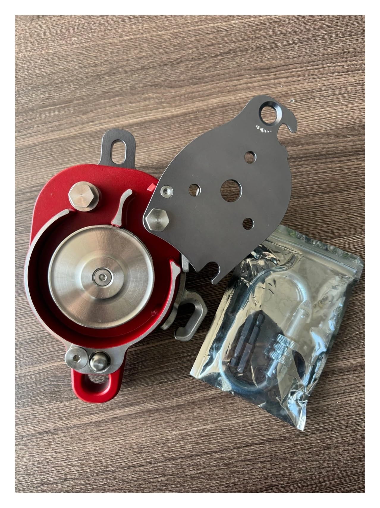 Taladro Manual CCD Elevador con accionamiento por Cuerda y Motor eléctrico Polea de elevación 200 kg Anticaídas