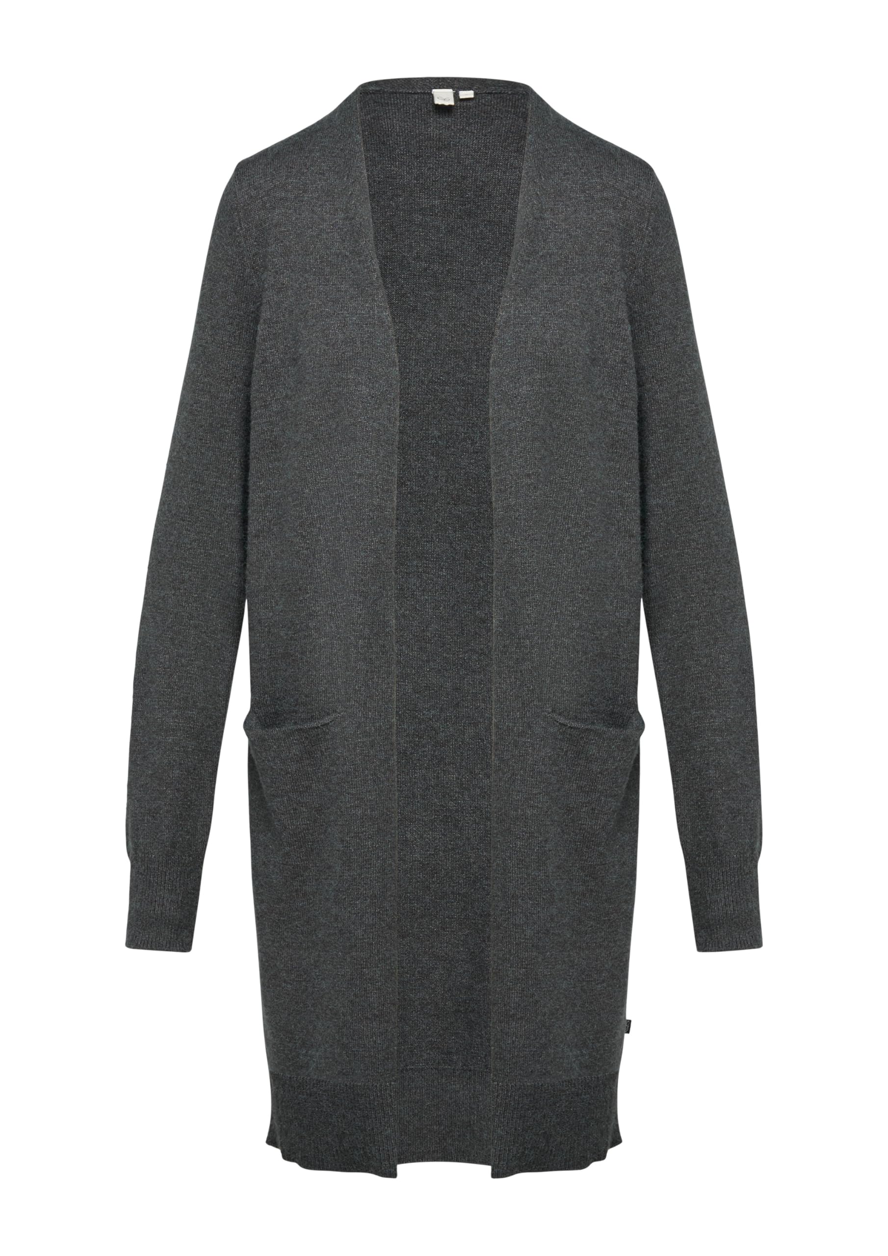 QS Lange Strickjacke aus Viskosemix