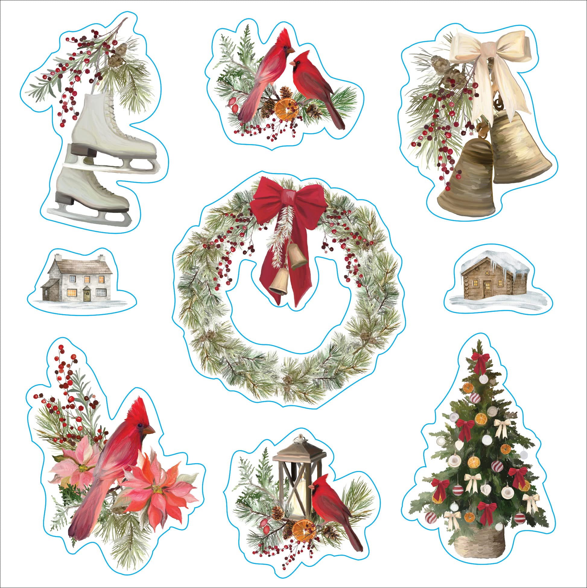 Merry & Bright Christmas!: A Festive Sticker Book