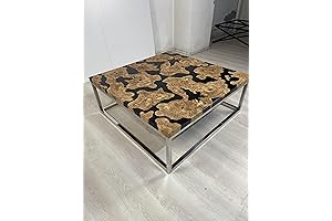 Art:Curved Black Square Dining Table