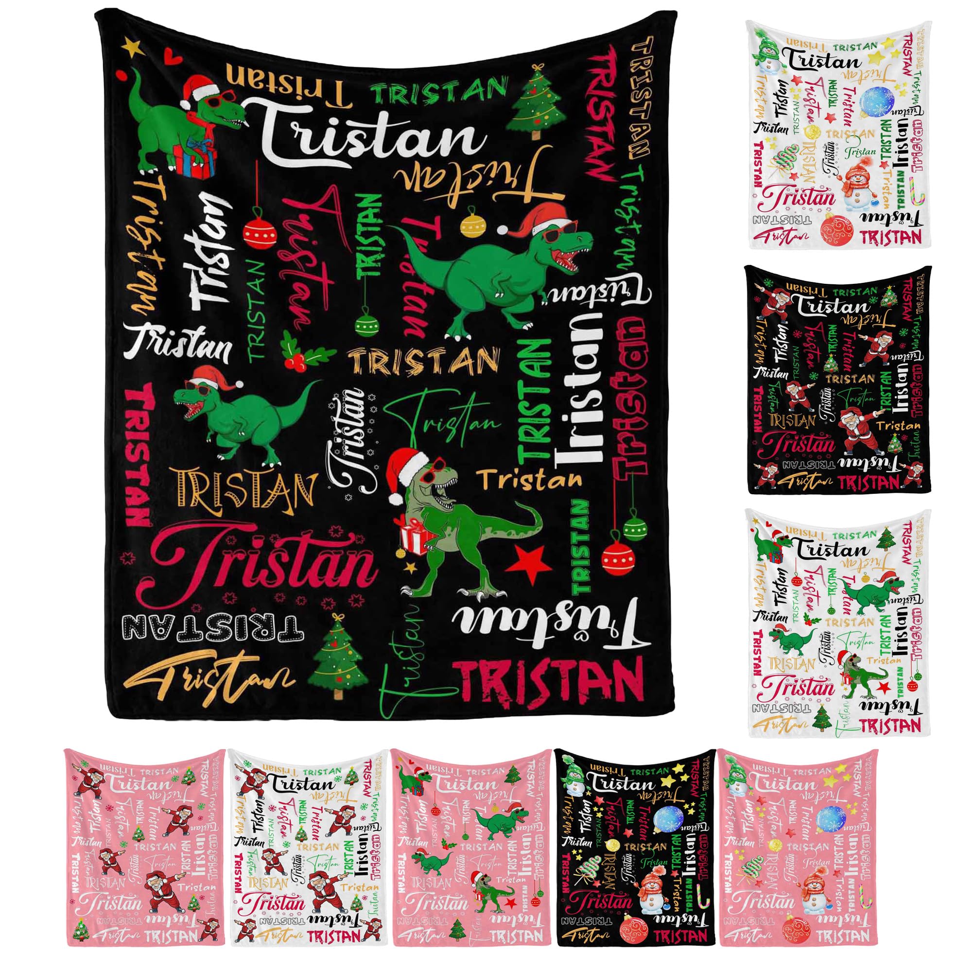 LOSARON Personalized Blanket with Name Custom Baby Blankets for Boys for Girls?Customized Baby Blanket with Name for Kids Toddler for Birthday Wedding Valentines Day