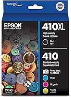 Vista 6 de Epson Expression Premium XP-7100 Wireless Color Photo Printer With EPSON T410 Claria Premium High Capacity Photo Black and Black Ink Cartridges