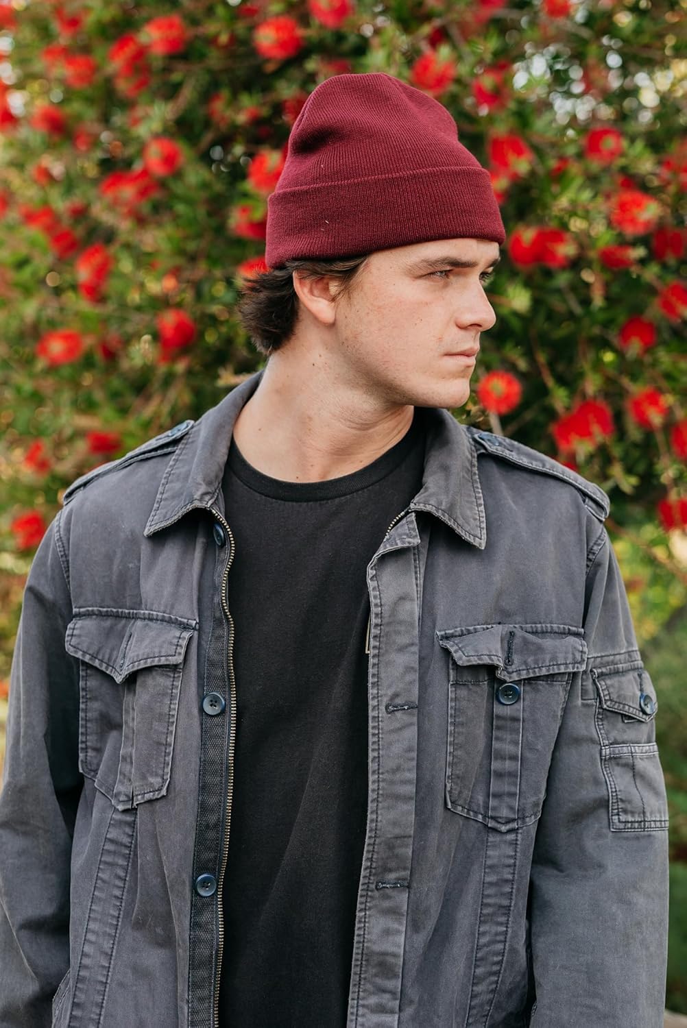 Peter Grimm Portland Acrylic Knit Beanie Cap Hat, Unisex - Image 3