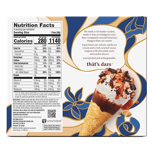 Miniatura 3 de HD Snacks Mantequilla Cono De Galleta Vain