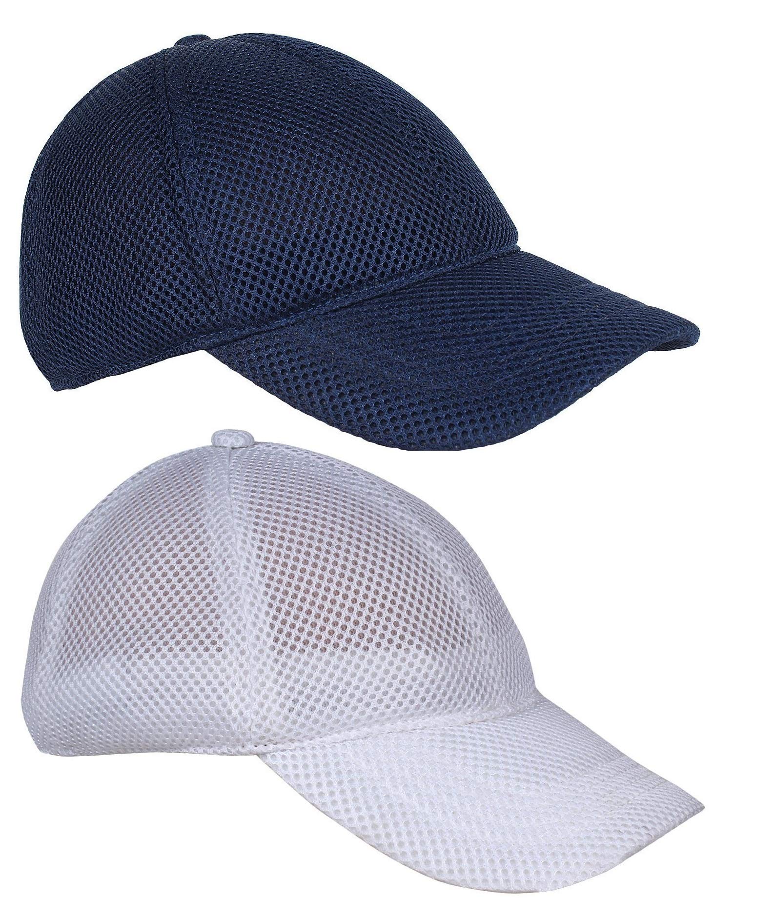 zacharias G3E Men's Net Baseball Cap Blue & White Free Size Pack of 2-picture-51