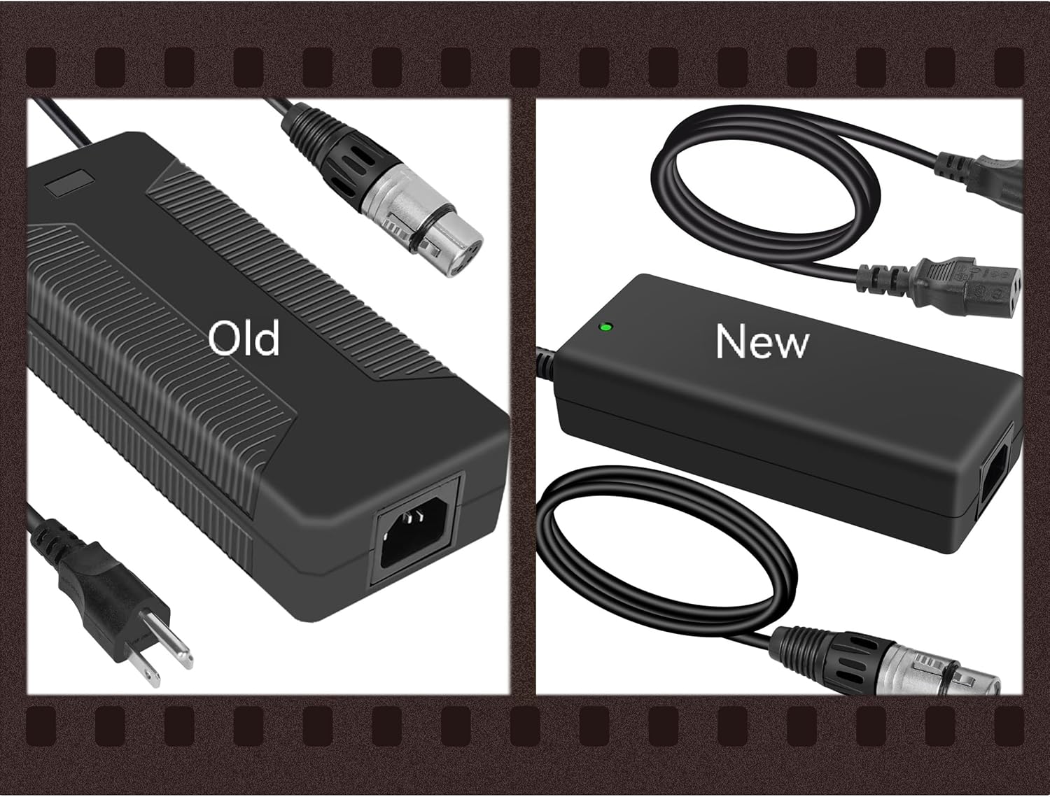 XLR 4-Pin Power Supply /16v10a Power Supply with 4-pin XLR for F55, Venice, Canon C400, C300 III, C500 II, C700, Blackmagic URSA, VariCam Cameras