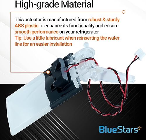 Miniatura 5 de BlueStars - Repuesto de actuador de dispensador de agua para refrigerador ultraduradero 241685703, compatible con refrigeradores Frigidaire y