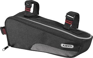 ABUS Fahrradtasche Basico ST 5200 - Rahmentasche mit Klettbandverschluss - 255 mm x 65 mm - 1,2 Liter Fassungsvermögen