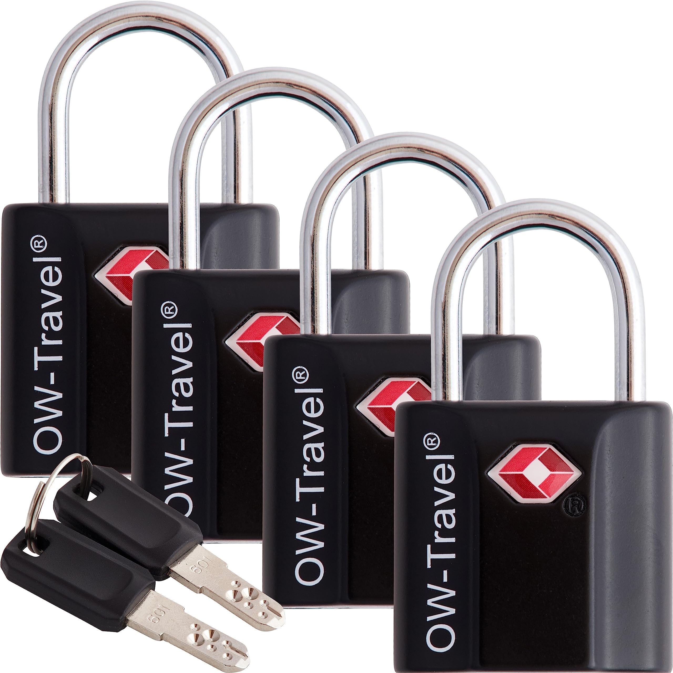 OWTravel Cadenas cable clé TSA pour valise. Cadenas clef TSA Antivol