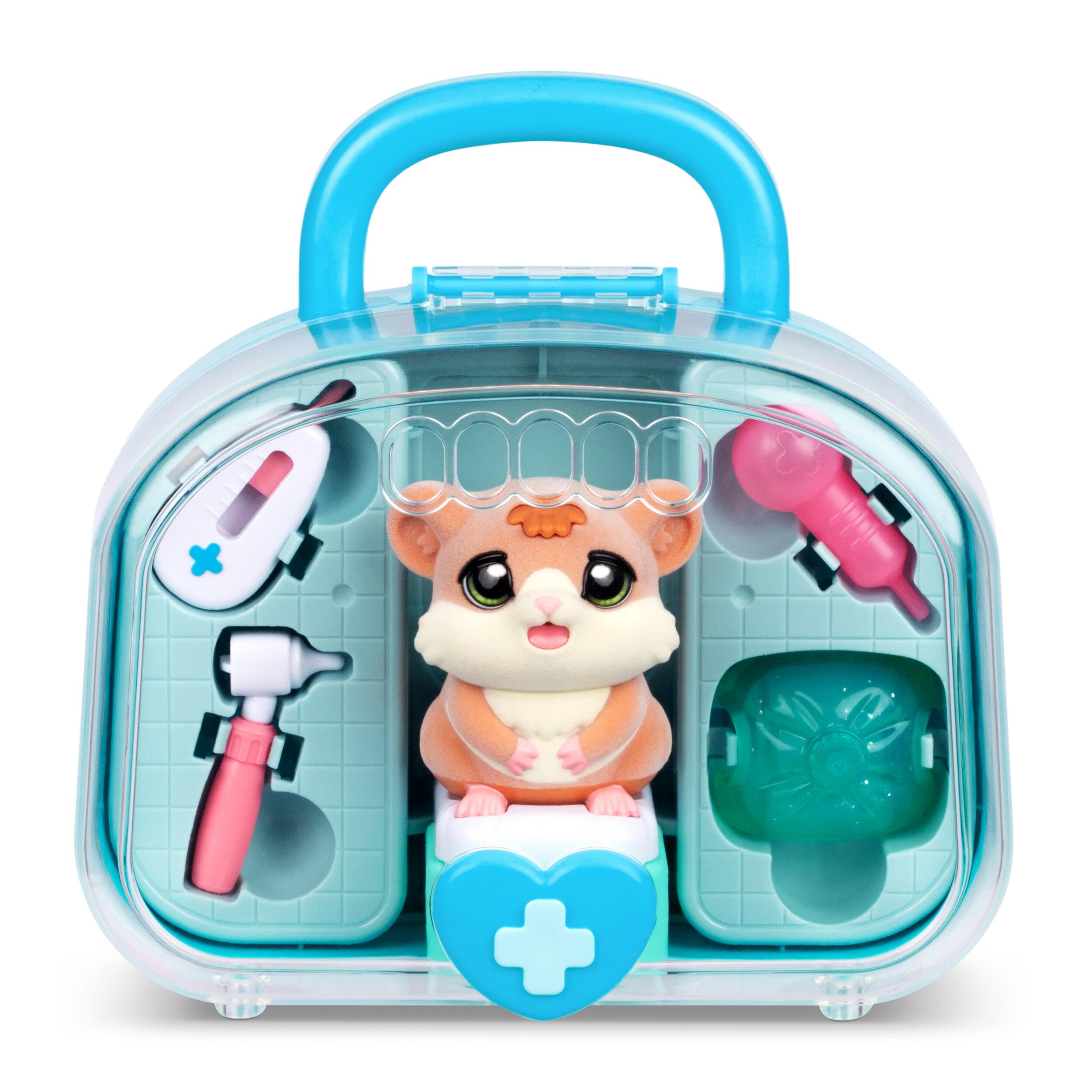 Little Live Pets Ouchies Vet Kit - Coco the Hamster, Interactive Toy, Light Up Cheeks,16.7cm Vet Playset & Accessories, Diagnose & Heal Like a Real Vet, 20+ Sounds, Lights & Reactions, Repeat Play