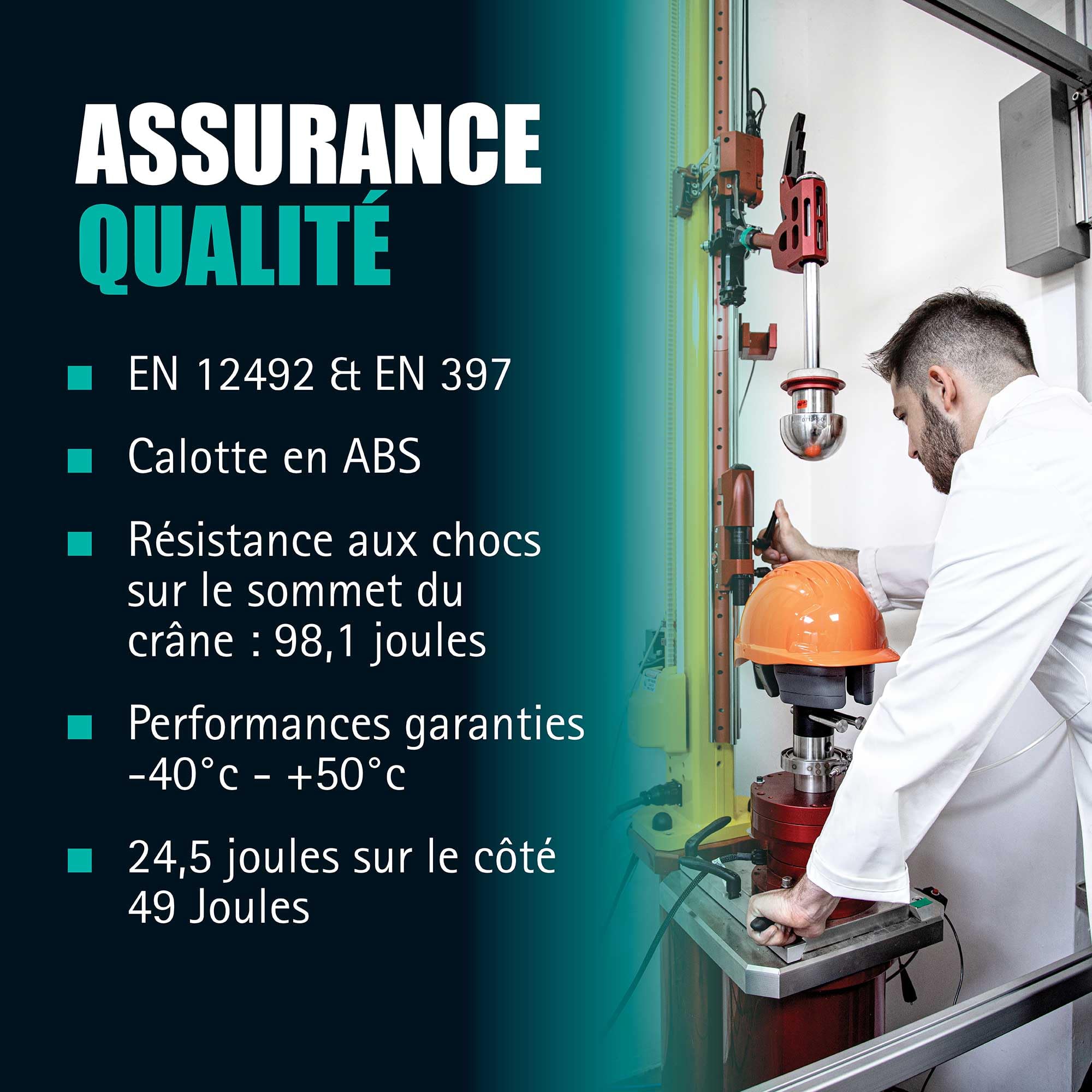 JSP EVOlite Skyworker Casque de Chantier & Escalade, Ultra Léger, Noir | Casque le plus léger de JSP pour travaux en hauteur. Jugulaire 4 points, molette. EN 397 & EN 12492.