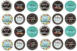 Blue Panda Happy Birthday Pinback Party Buttons: Celebrating Birthdays with Style