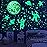 Glow in The Dark Stars for Ceiling Glow in The Dark Moon and Space Wall Decals Luminous Astronaut Universe Planet Galaxy Wall Stickers Outer Space Decal for Kids Boys Girls Bedroom Christmas Gift