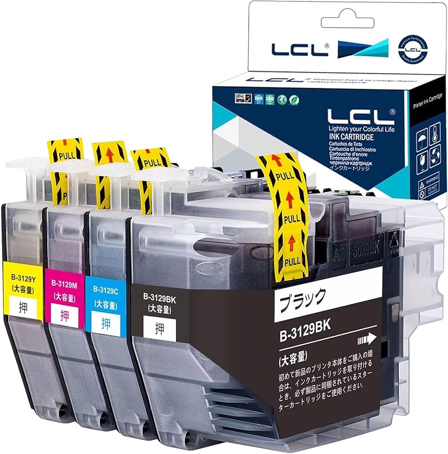 Amazon.co.jp: LCL Brother用 ブラザー用 LC3129-4PK LC3129