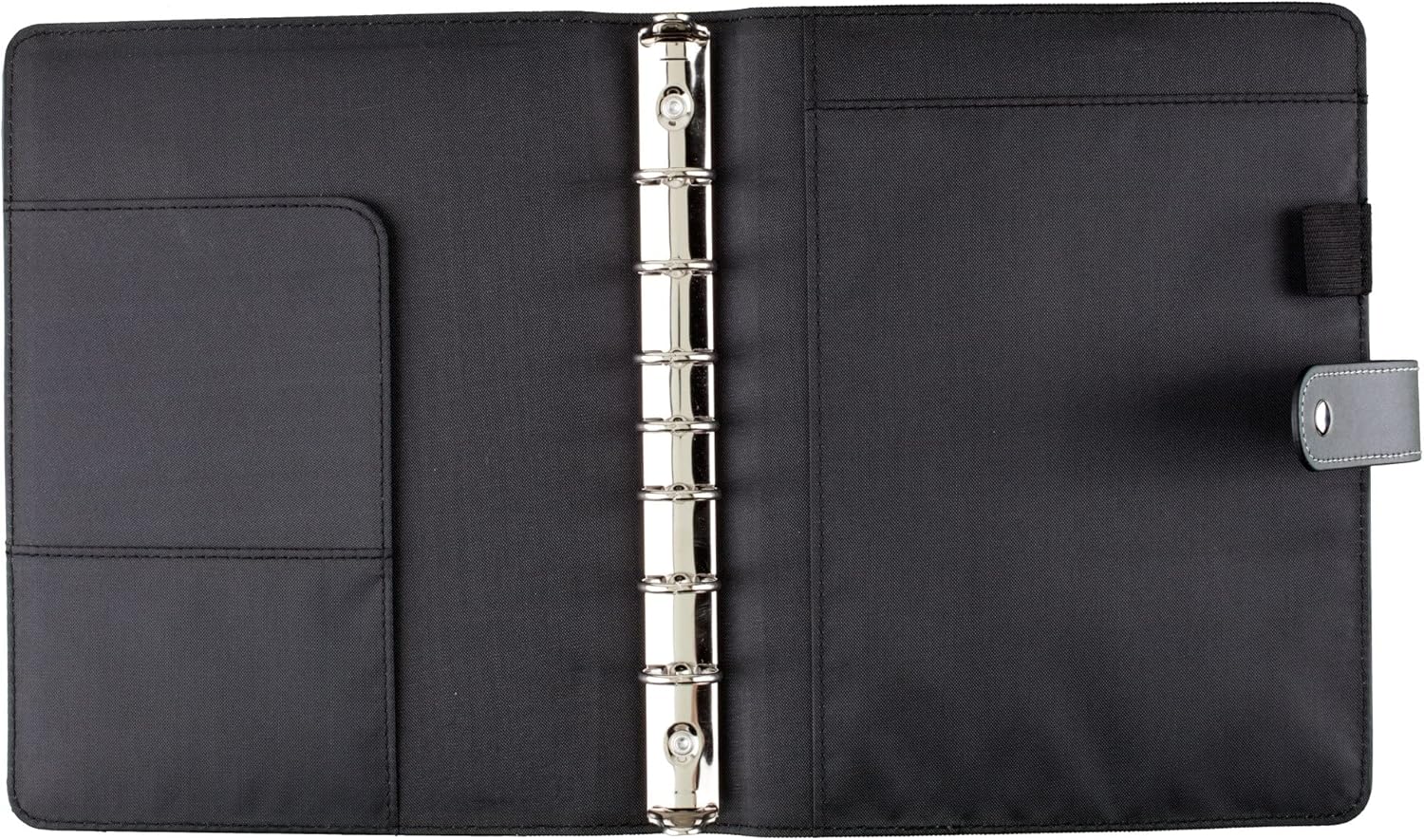 at-A-Glance Faux Leather Undated Starter Set, Tread Spine, 7-Ring, 5-1/2" x 8-1/2", Desk Size, Fashion, Black (DR1104-040-05)