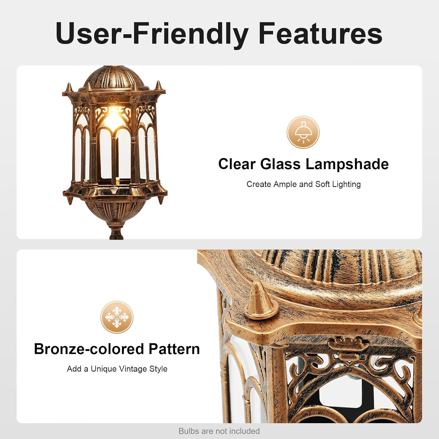 TFCFL Classic Retro Cage Design Pendant Light Waterproof Outdoor Vintage Ceiling Porch Patio and Corridor Hanging Lamp
