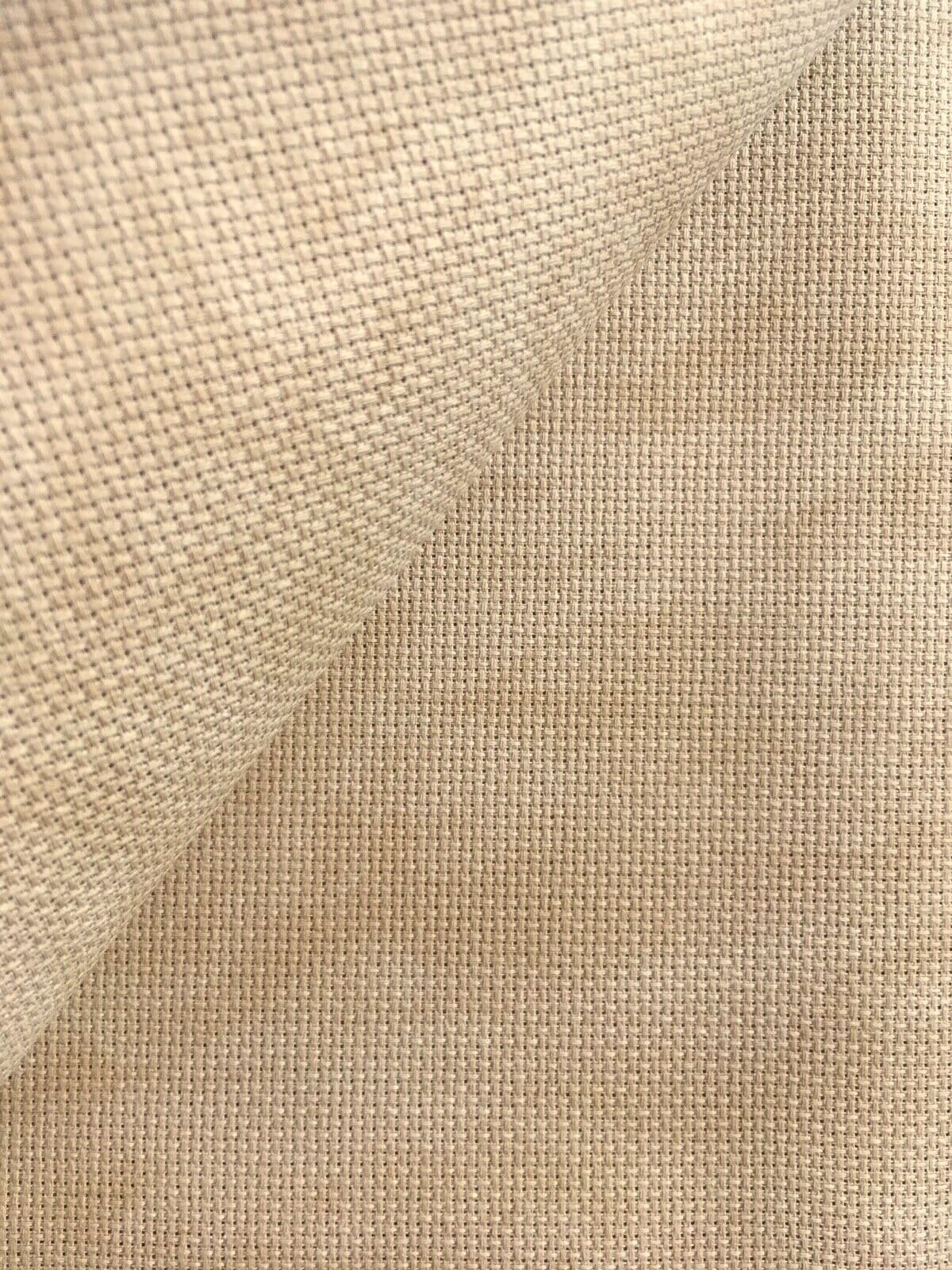 Zweigart Beige 16 Count Aida 3009 Vintage Mocha 50 X 55Cm