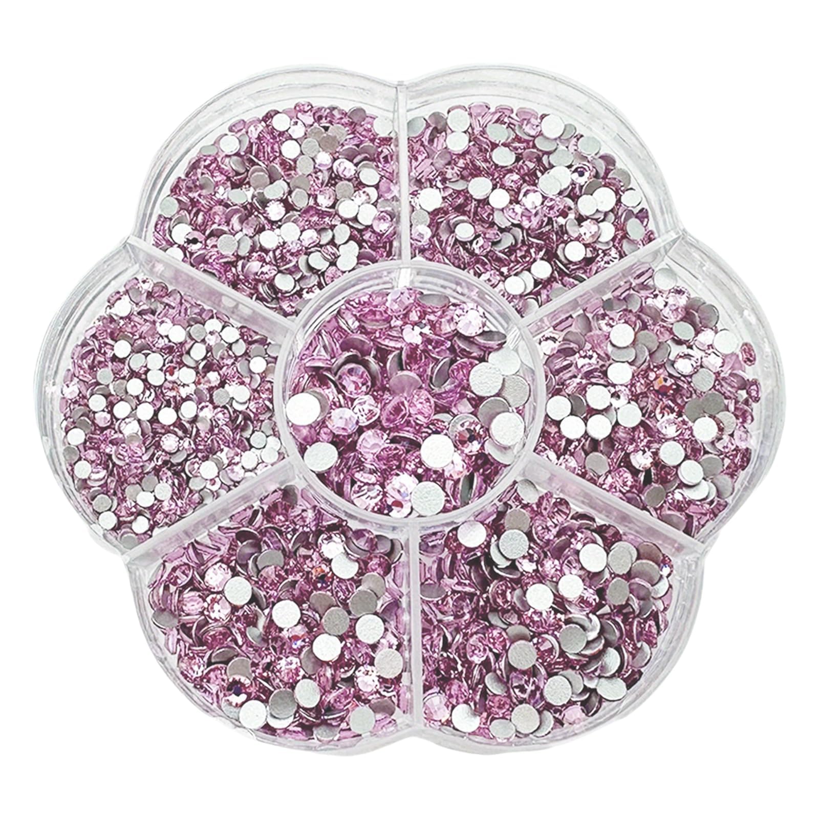 2400 Strass Termoadesivi Per Tessuti – Blu Lago, 4 Misure, Per Vestiti, Scarpe E DIY Creativo