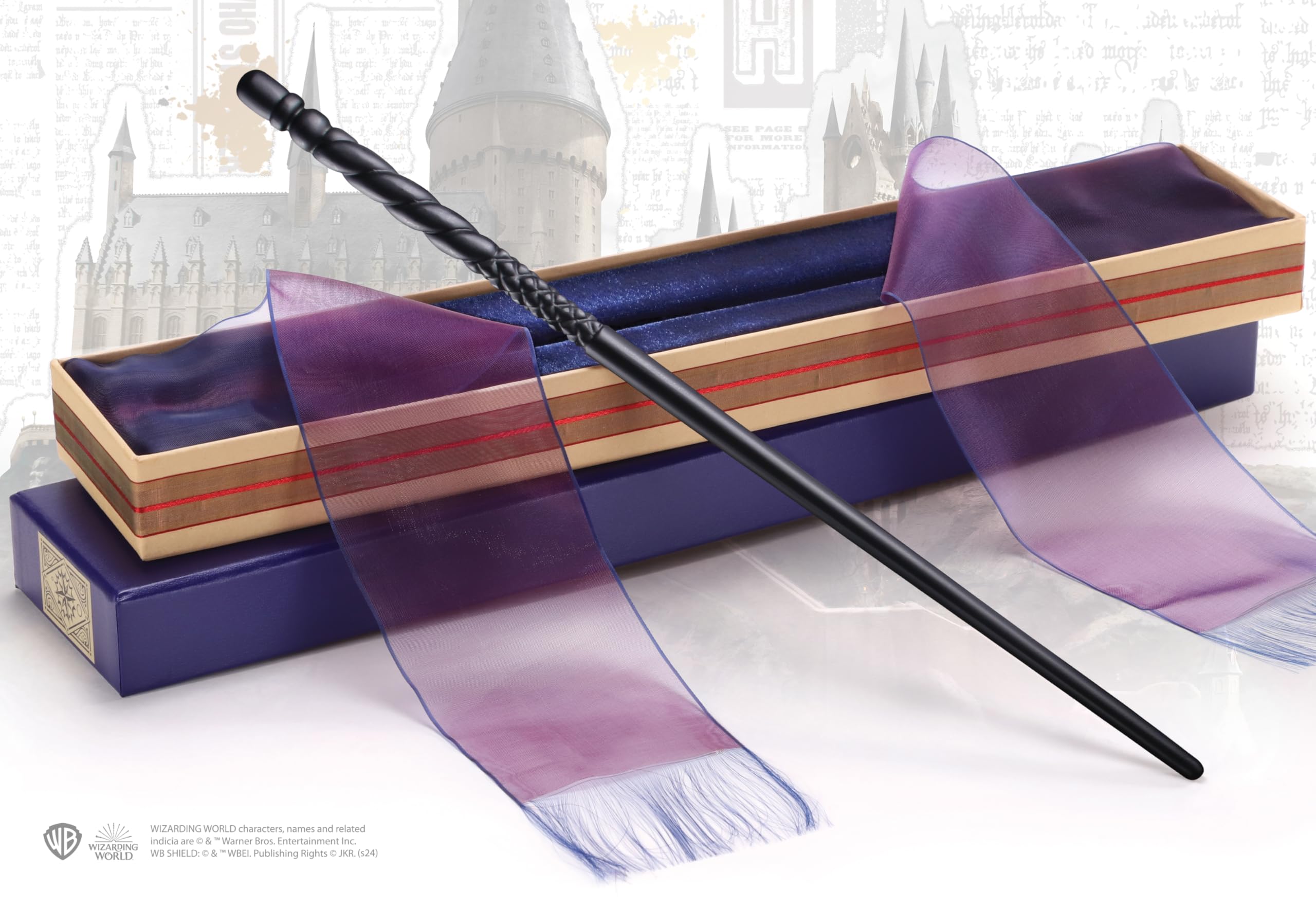 The Noble Collection Harry Potter réplique baguette in Ollivanders Box - Ginny Weasley 36 cm