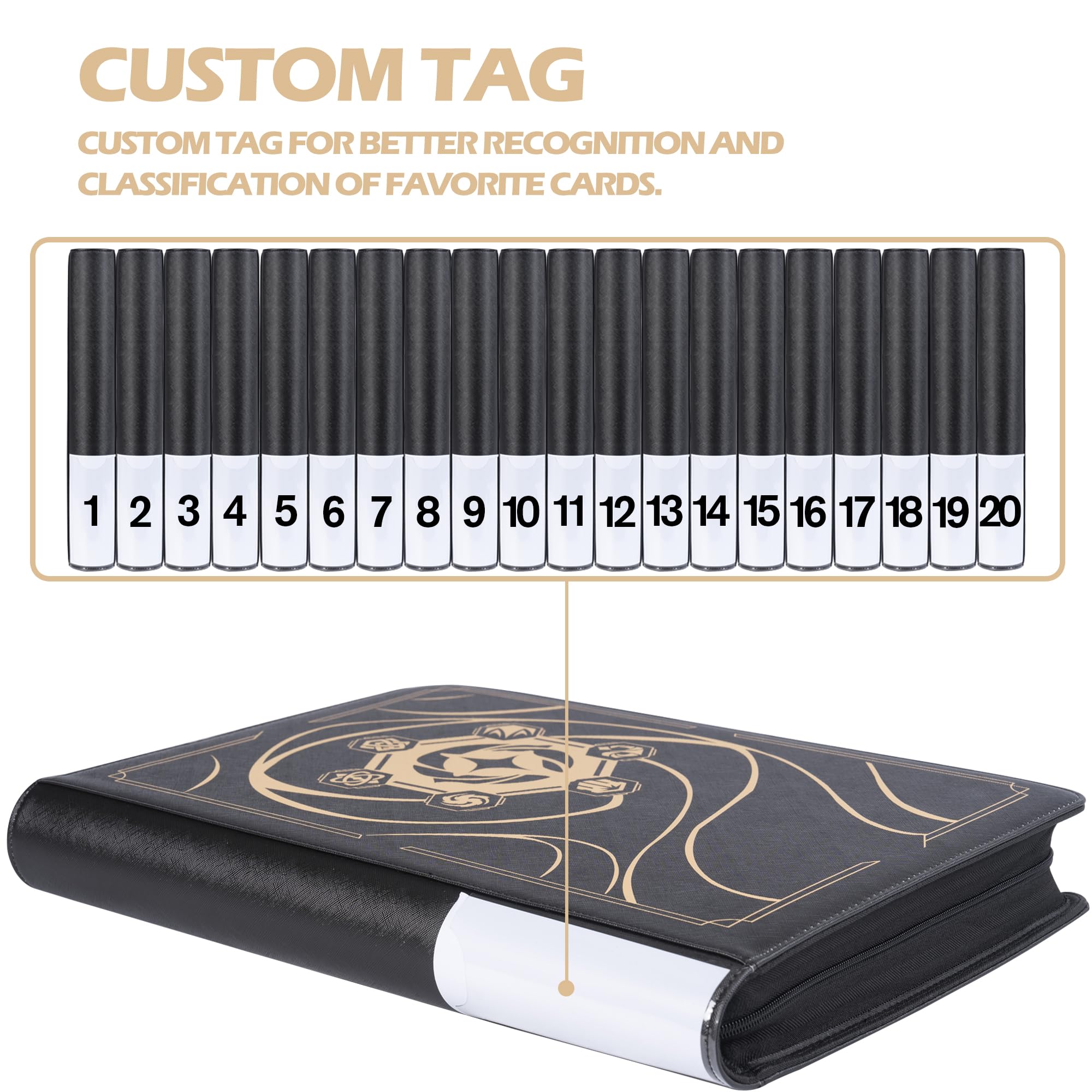 lorcana card folder Amazon.com: Binder for Lorcana Cards, Premium 16 Pocket Trading Card Album  with Sleeves Compatible with 1024 Lorcana Cards, Tokens and Rules sheet